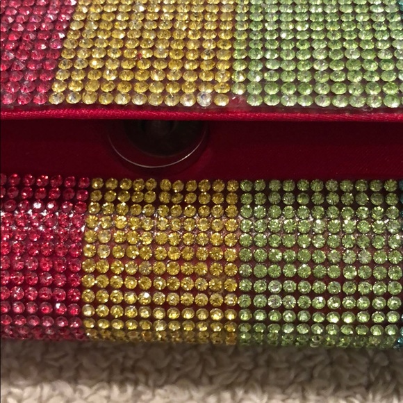 nina rainbow clutch